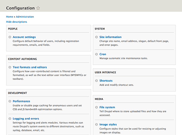 Screenshot for CBS ExecEd Admin theme